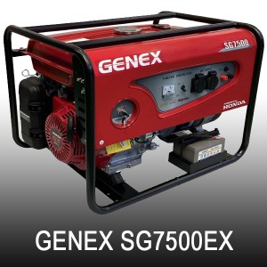 제넥스 SG7500EX 산업용 7k 혼다 GX390 엔진 발전기 산업용 자동(키시동) 수동(리코일)